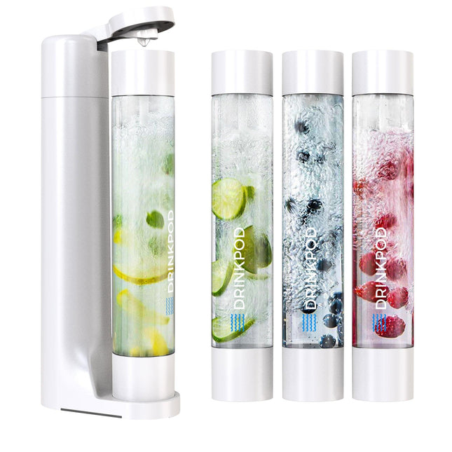 FIZZPod 1+ Soda Maker + CO₂ Cylinder (1-pack) by Drinkpod - Vysn