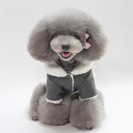 Fleece Dog Coat - Dog & Cat Apparel by GROOMY - Vysn