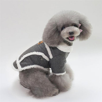 Fleece Dog Coat - Dog & Cat Apparel by GROOMY - Vysn