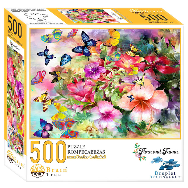 Flora and fauna 500 Pieces Jigsaw Puzzles by Brain Tree Games - Jigsaw Puzzles - Vysn