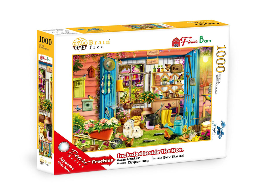 Flower Barn Jigsaw Puzzles 1000 Piece by Brain Tree Games - Jigsaw Puzzles - Vysn