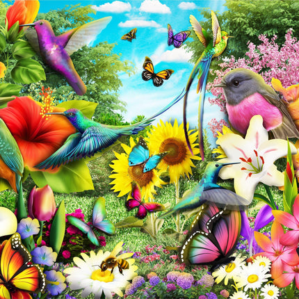 Flower Garden Jigsaw Puzzles 1000 Piece by Brain Tree Games - Jigsaw Puzzles - Vysn