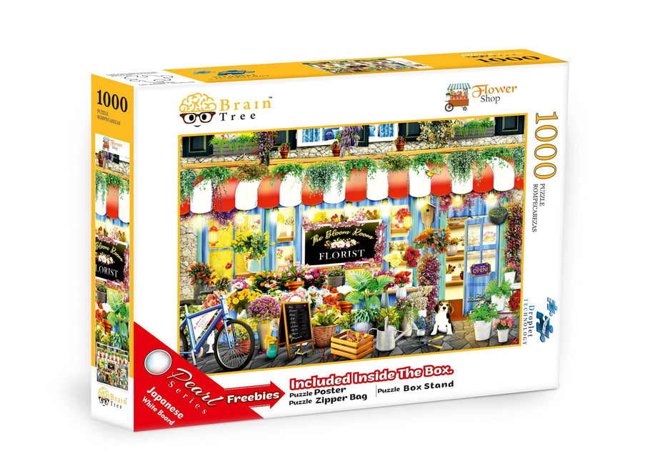 Flower Shop Jigsaw Puzzles 1000 Piece by Brain Tree Games - Jigsaw Puzzles - Vysn