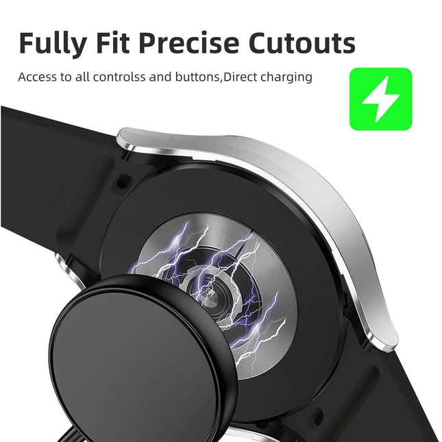 For Samsung Galaxy Watch 4 40/44mm Full Cover Glass Screen Protector Hard Case by Plugsus Home Furniture - Vysn