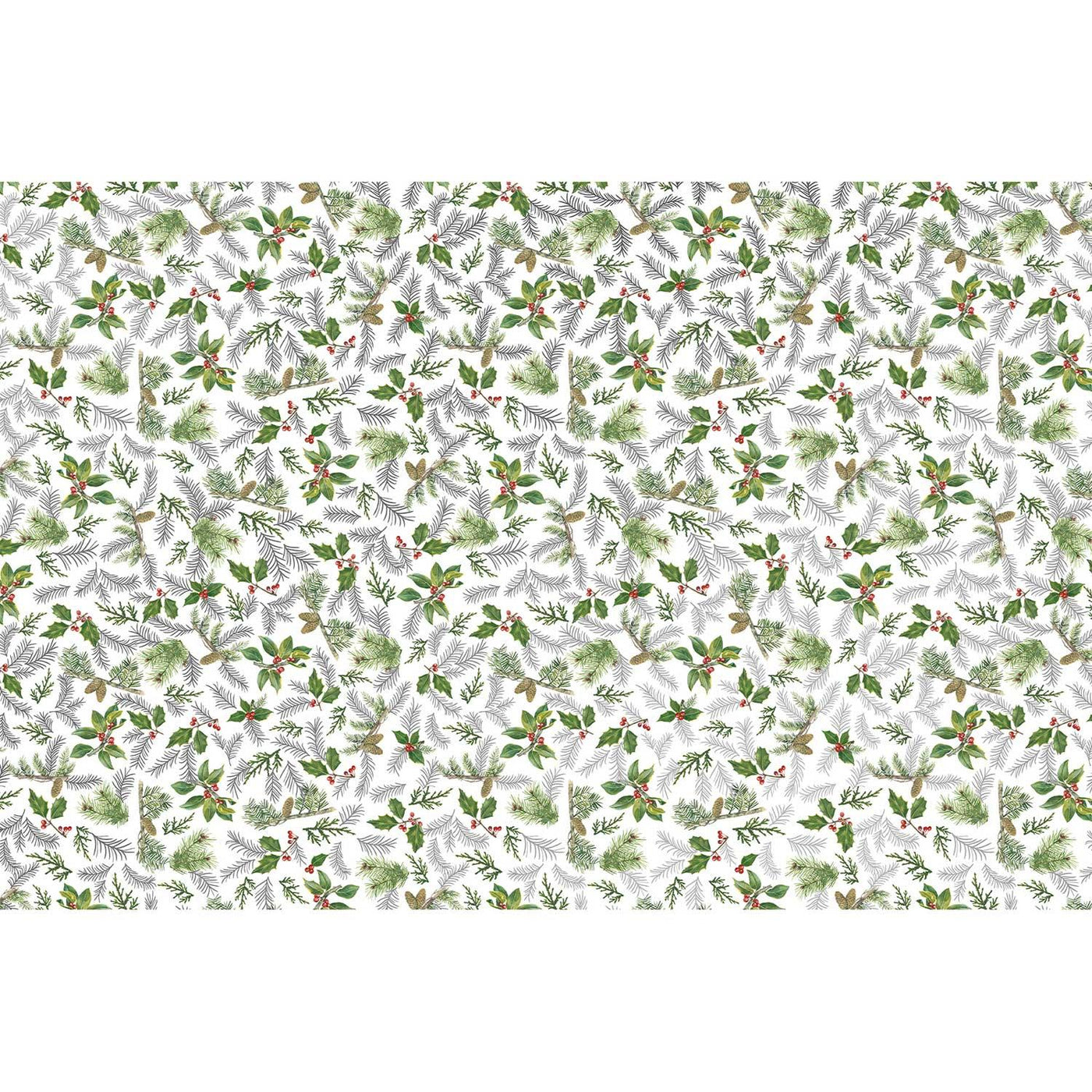 Glistening Pine 20" x 30" Christmas Gift Tissue Paper by Present Paper - Vysn