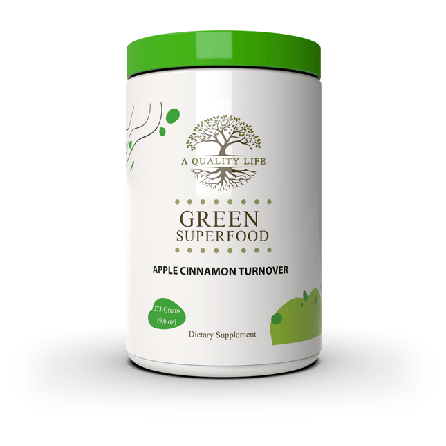 Green Superfood - Apple Cinnamon Turnover by A Quality Life Nutrition - Vysn