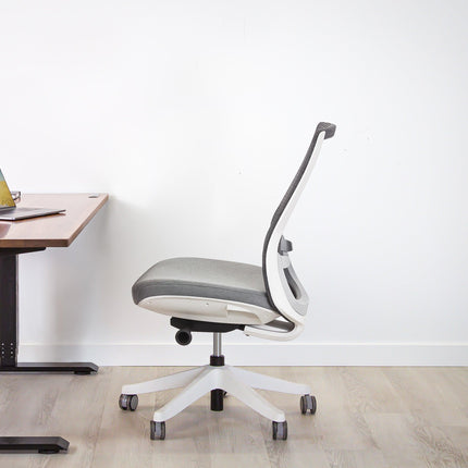 GrinChair - Ergonomic Armless Chair by EFFYDESK - Vysn