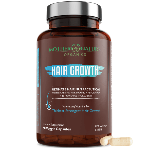 Hair Growth Vitamins by Mother Nature Organics - Vysn
