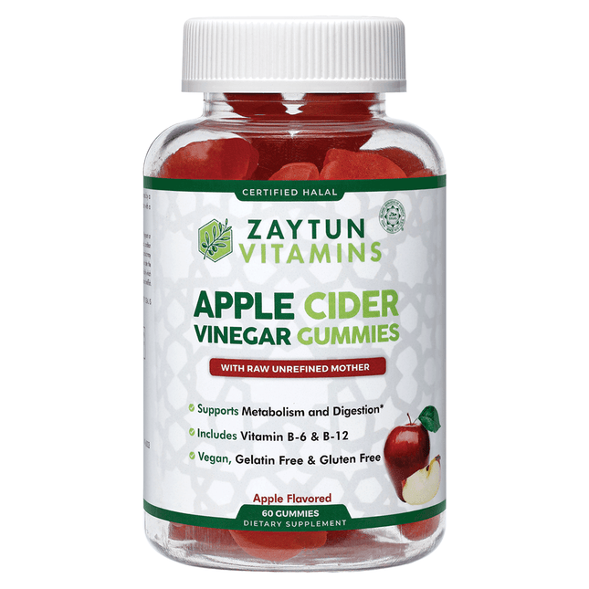 Halal Apple Cider Vinegar Gummies by Zaytun Vitamins - Vysn