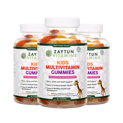 Halal Kids Multivitamin Gummies (3Pack) by Zaytun Vitamins - Vysn