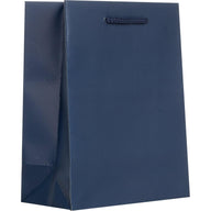 Heavyweight Solid Color Medium Gift Bags, Matte Navy Blue by Present Paper - Vysn