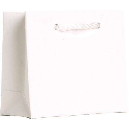 Heavyweight Solid Color Tiny Gift Bags, Matte White by Present Paper - Vysn