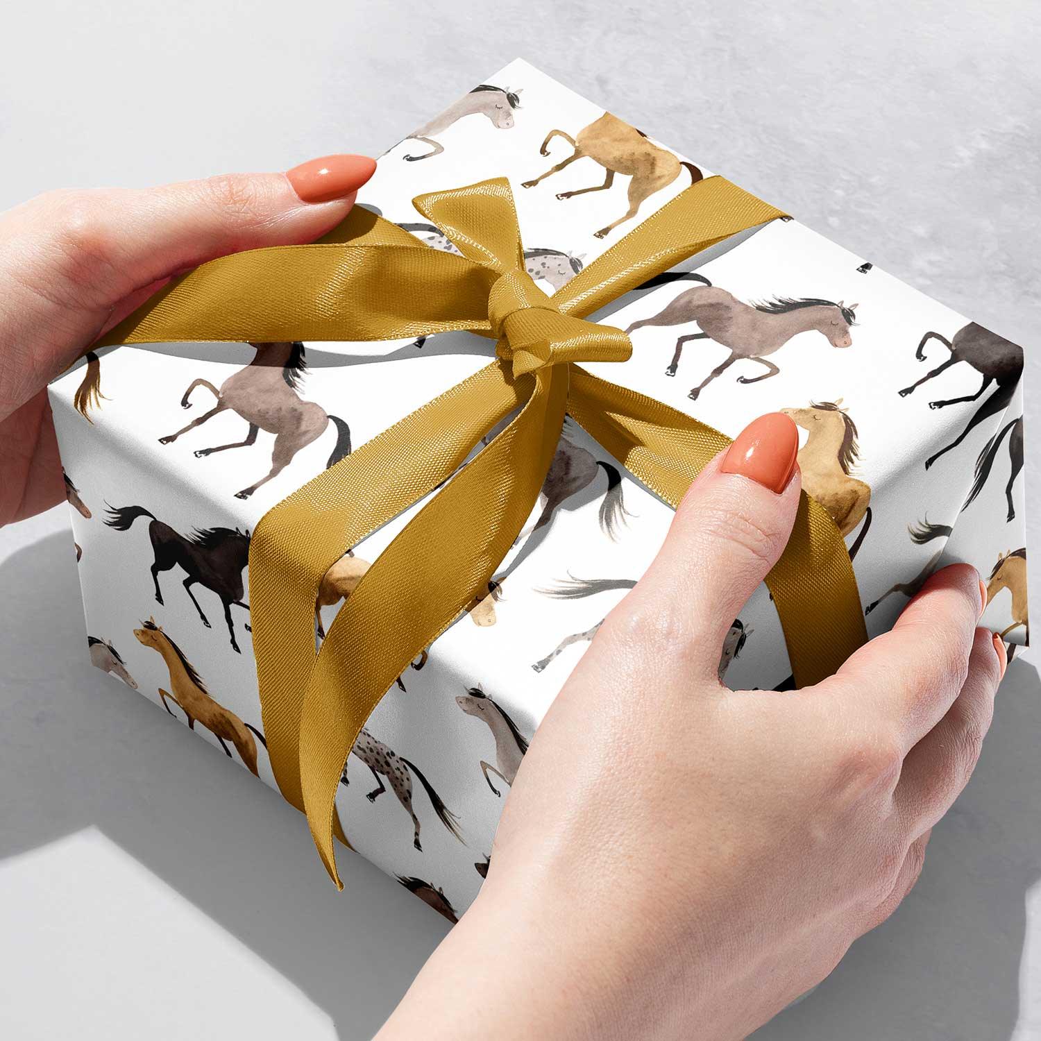 Horses Gift Wrap by Present Paper - Vysn