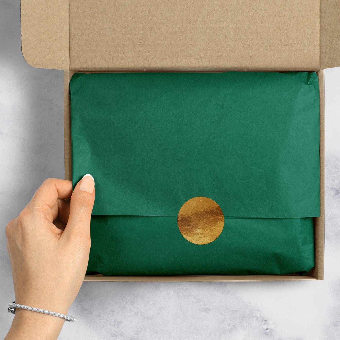 Hunter Green Gift Tissue Paper by Present Paper - Vysn