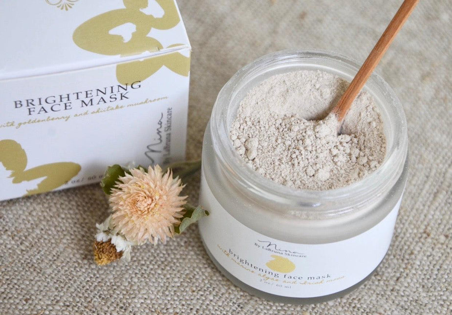 Hyperpigmentation Brightening Face Mask with Goldenberry and Shiitake Mushroom by LaBruna Skincare - Vysn