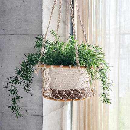Jhuri Single Hanging Basket by KORISSA - Vysn