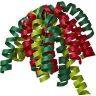 Jillson & Roberts Grosgrain Curlie Gift Bows, Christmas by Present Paper - Vysn
