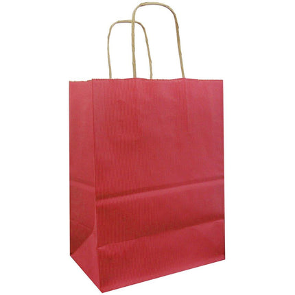Jillson & Roberts Medium Kraft Bags, Red by Present Paper - Vysn