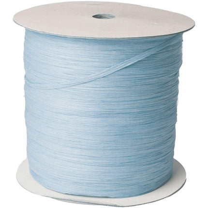 Jillson & Roberts Paper Raffia Ribbon, 1/4" Wide x 1000 Yards, Pastel Blue by Present Paper - Vysn