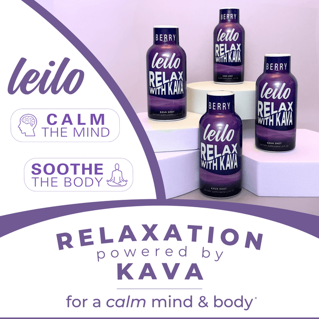 Kava Relax Shot (12-Pack) by Leilo - Vysn