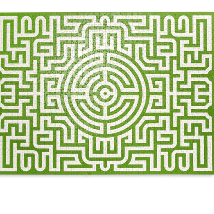 Kikkerland 1000 Piece Labyrinth Puzzle by Quirky Crate - Vysn