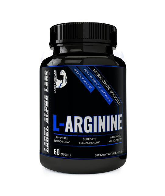 L Arginine (L Citrulline Beta Alanine Nitric Oxide Booster) by Label Alpha - Vysn