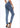 Land of Nostalgia Blue Denim Ripped Women's Euphoria Infused Skinny Jeans by Land of Nostalgia - Vysn