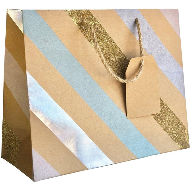 Large Gift Bags, Party Stripe by Present Paper - Vysn
