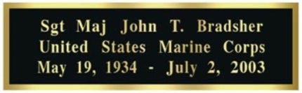 Laser Engraved Name Plates. by The Military Gift Store - Vysn