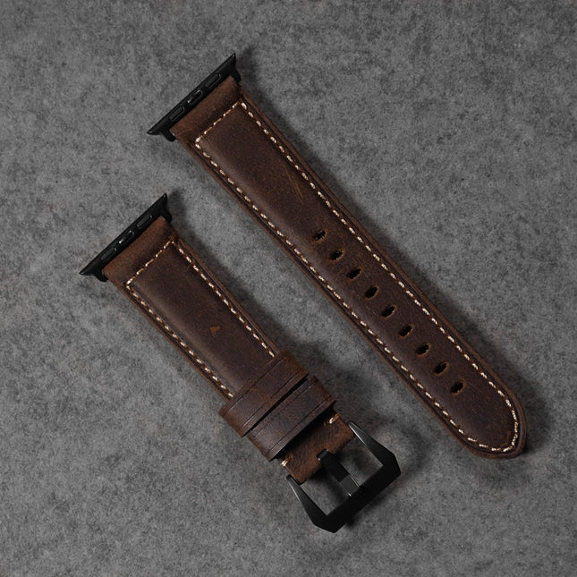 Leather Apple Watch Strap - Terra by Bullstrap - Vysn