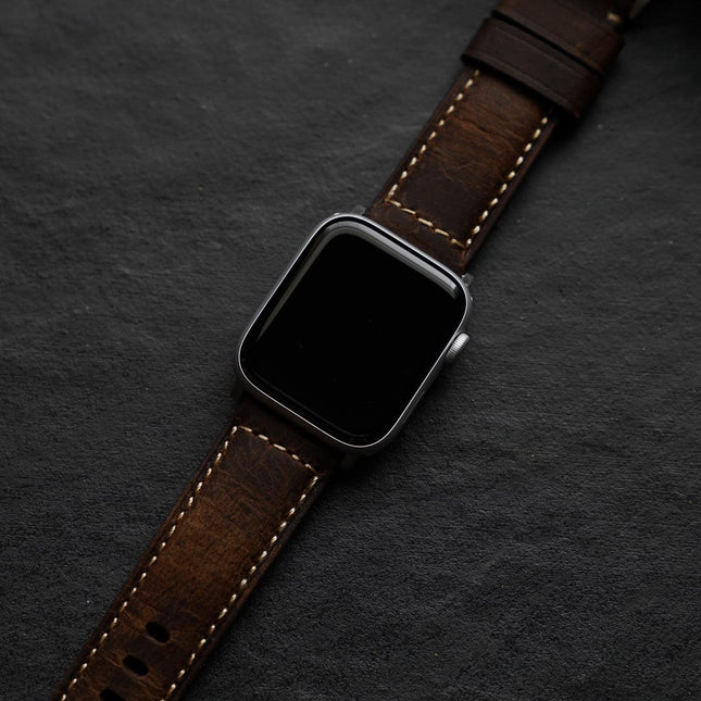 Leather Apple Watch Strap - Terra by Bullstrap - Vysn