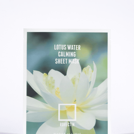 Lotus Water Calming Sheet Mask by Rovectin Skin Essentials - Vysn