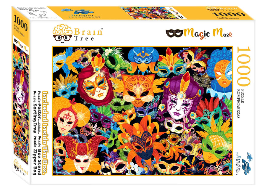 Magic Mask Jigsaw Puzzles 1000 Piece by Brain Tree Games - Jigsaw Puzzles - Vysn