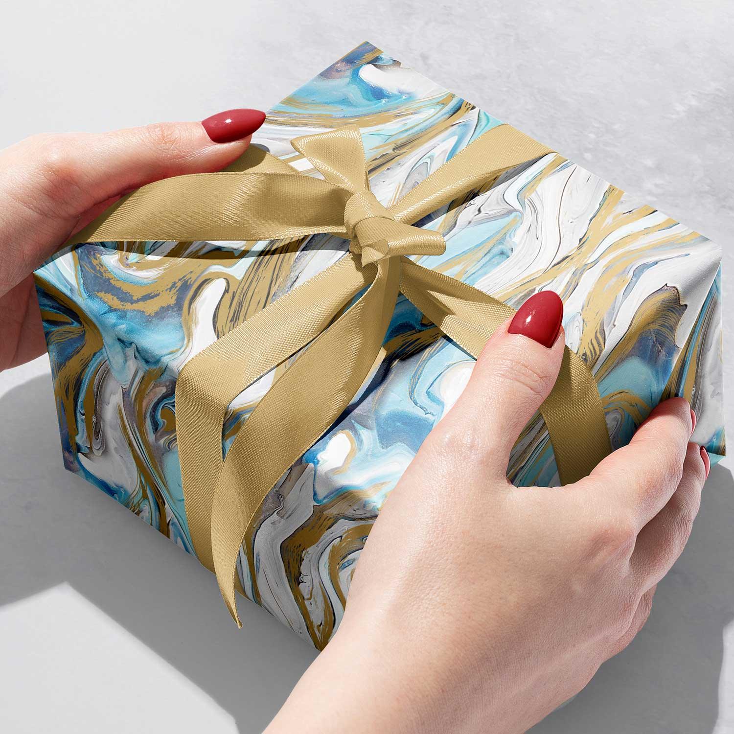 Marbleized Gift Wrap by Present Paper - Vysn