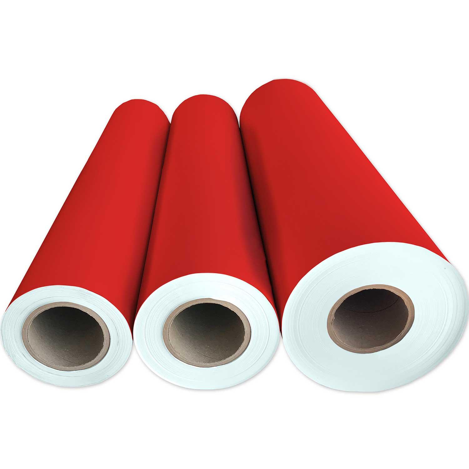 Matte Red Gift Wrap by Present Paper - Vysn
