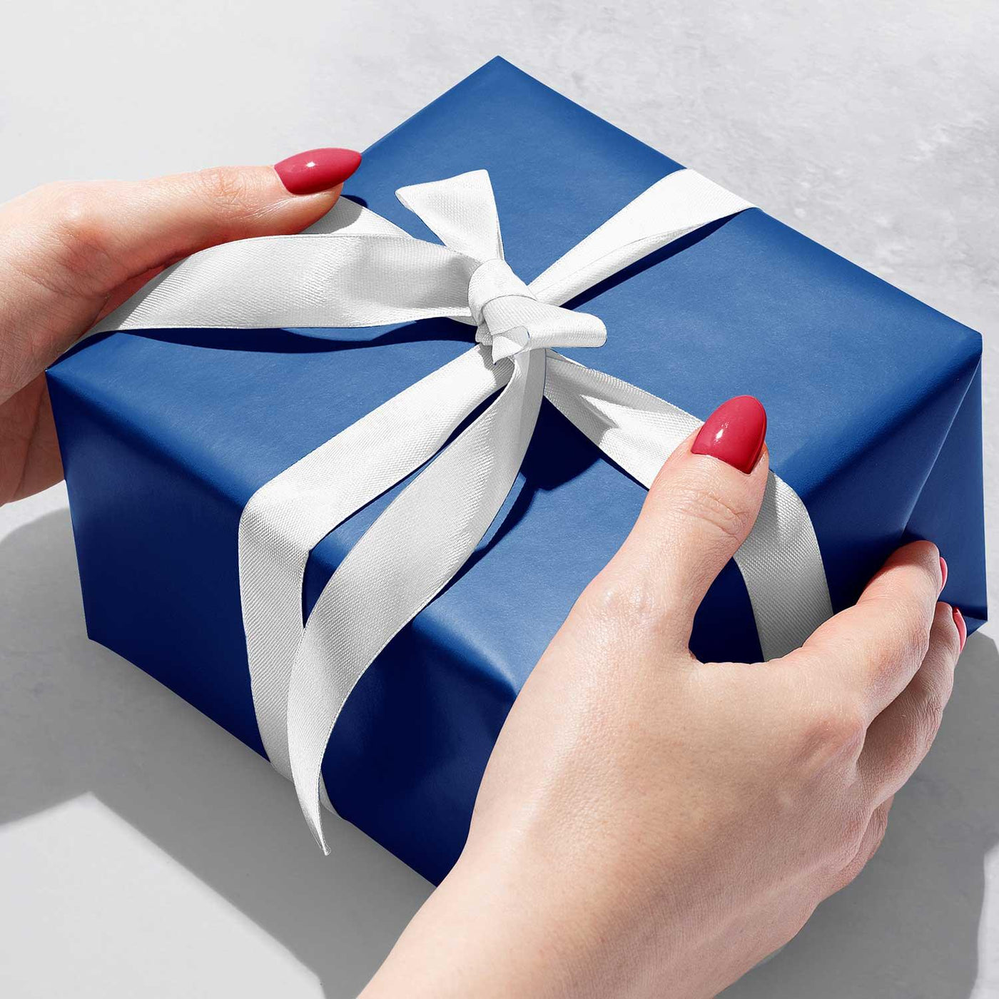 Matte Royal Blue Gift Wrap by Present Paper - Vysn