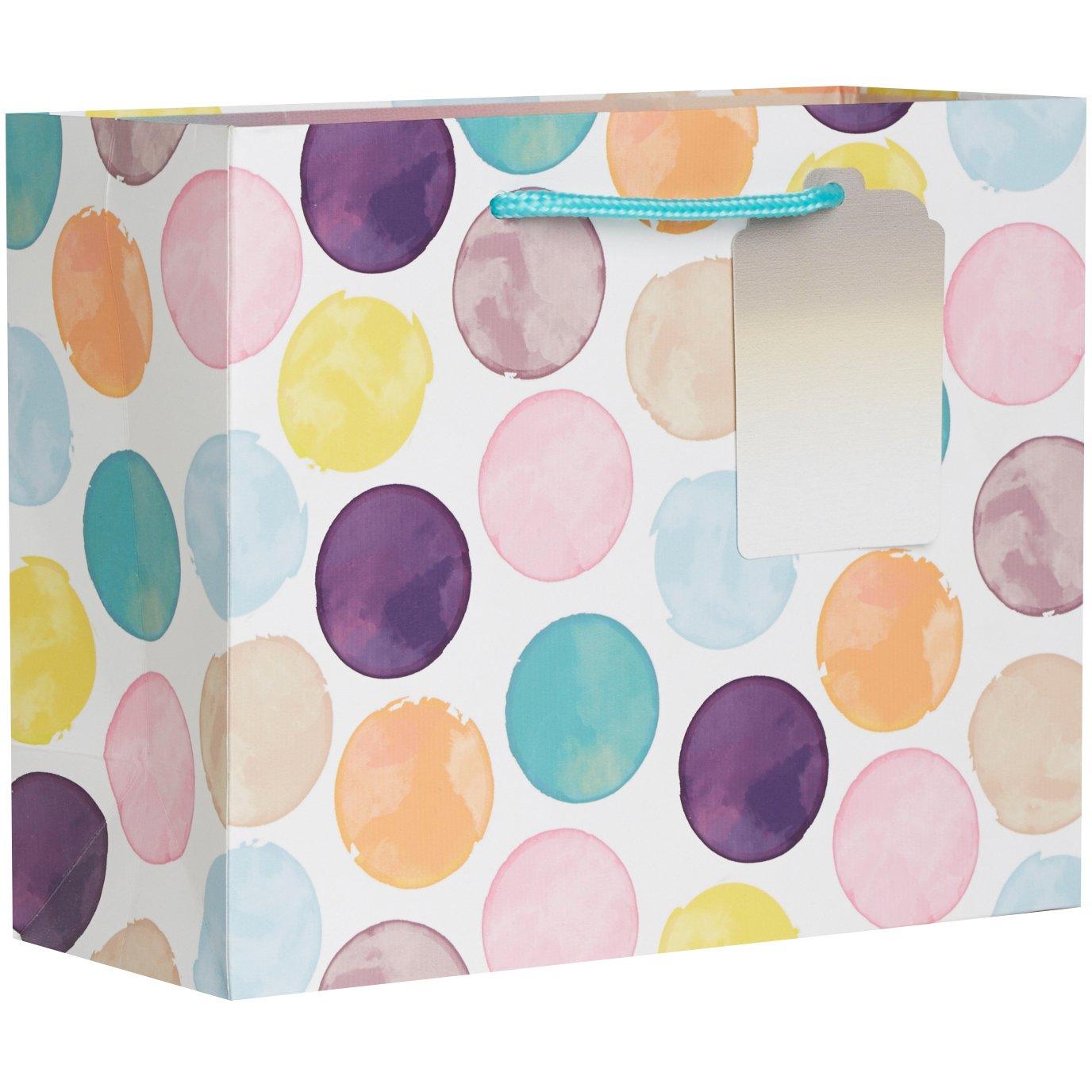 Medium Matte Baby Gift Bags, Painted Dot by Present Paper - Vysn