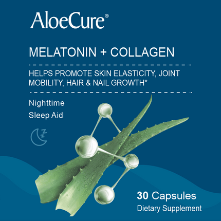 Melatonin + Collagen Sleep Support by AloeCure - Vysn