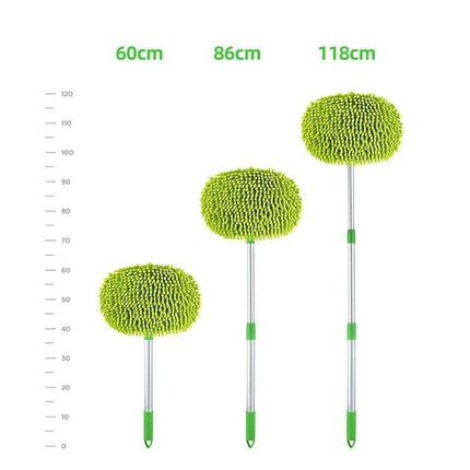 Microfiber Wax Auto Dust Car Wash Mop Cleaning Cleaner Brush Tool Telescoping by Plugsus Home Furniture - Vysn