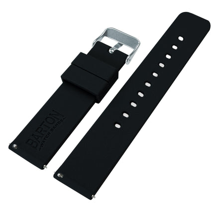 Mobvoi TicWatch | Silicone | Black by Barton Watch Bands - Vysn
