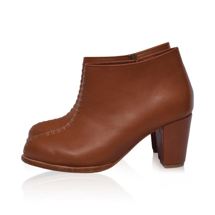 Monte Carlo Leather Booties by ELF - Vysn