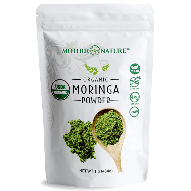 Moringa Powder by Mother Nature Organics - Vysn