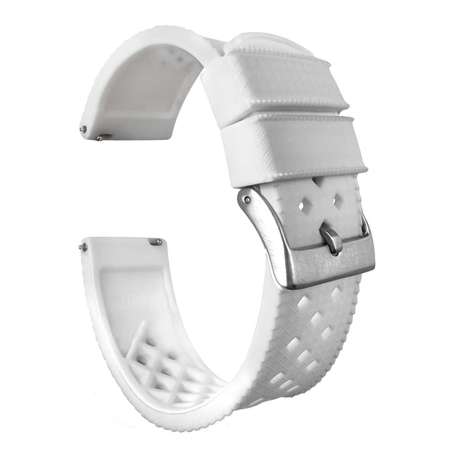 Moto 360 Gen2 | Tropical-Style 2.0 | White by Barton Watch Bands - Vysn