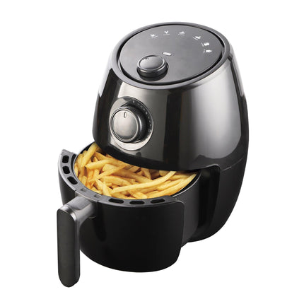 National 2.1 Qt Mechanical Air Fryer with 6 Preset Cooking Functions - Black - VYSN