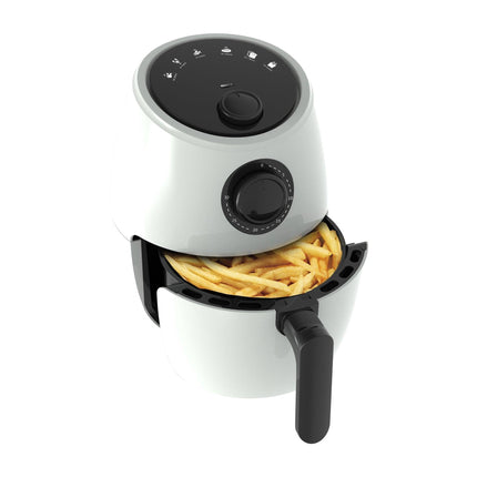 National 2.1 Qt Mechanical Air Fryer with 6 Preset Cooking Functions - White - VYSN