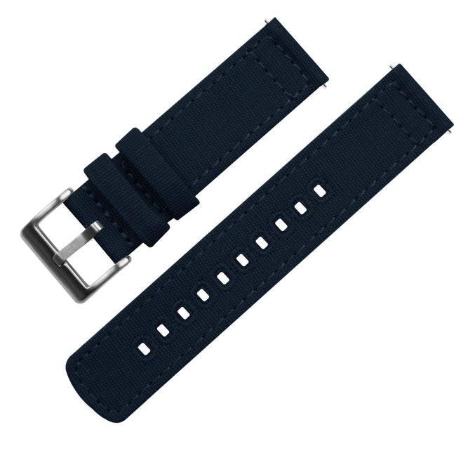 Navy Blue | Crafted Canvas by Barton Watch Bands - Vysn