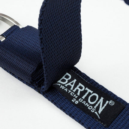 Navy Blue | Elite Nylon NATO® Style by Barton Watch Bands - Vysn