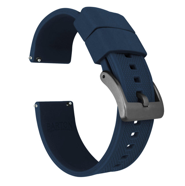 Navy Blue | Elite Silicone by Barton Watch Bands - Vysn