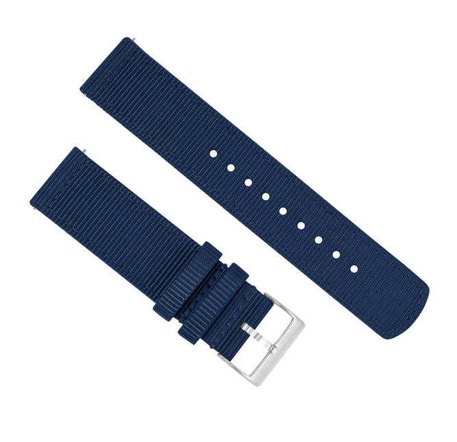Navy Blue | Two-Piece NATO® Style by Barton Watch Bands - Vysn
