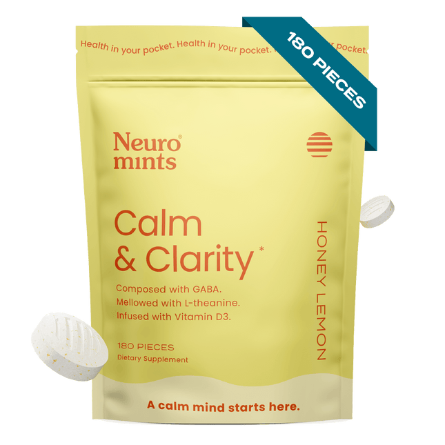 Neuro Mints | GABA + L-theanine + Vitamin D3 | Calm and Clarity Mints by Neuro - Vysn